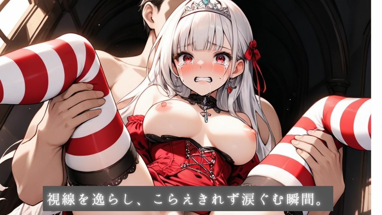 着エロわからせ 生意気な高慢姫シエラの涙 〜しましまニーソ強がり姫の立場逆転〜 サンプル画像6