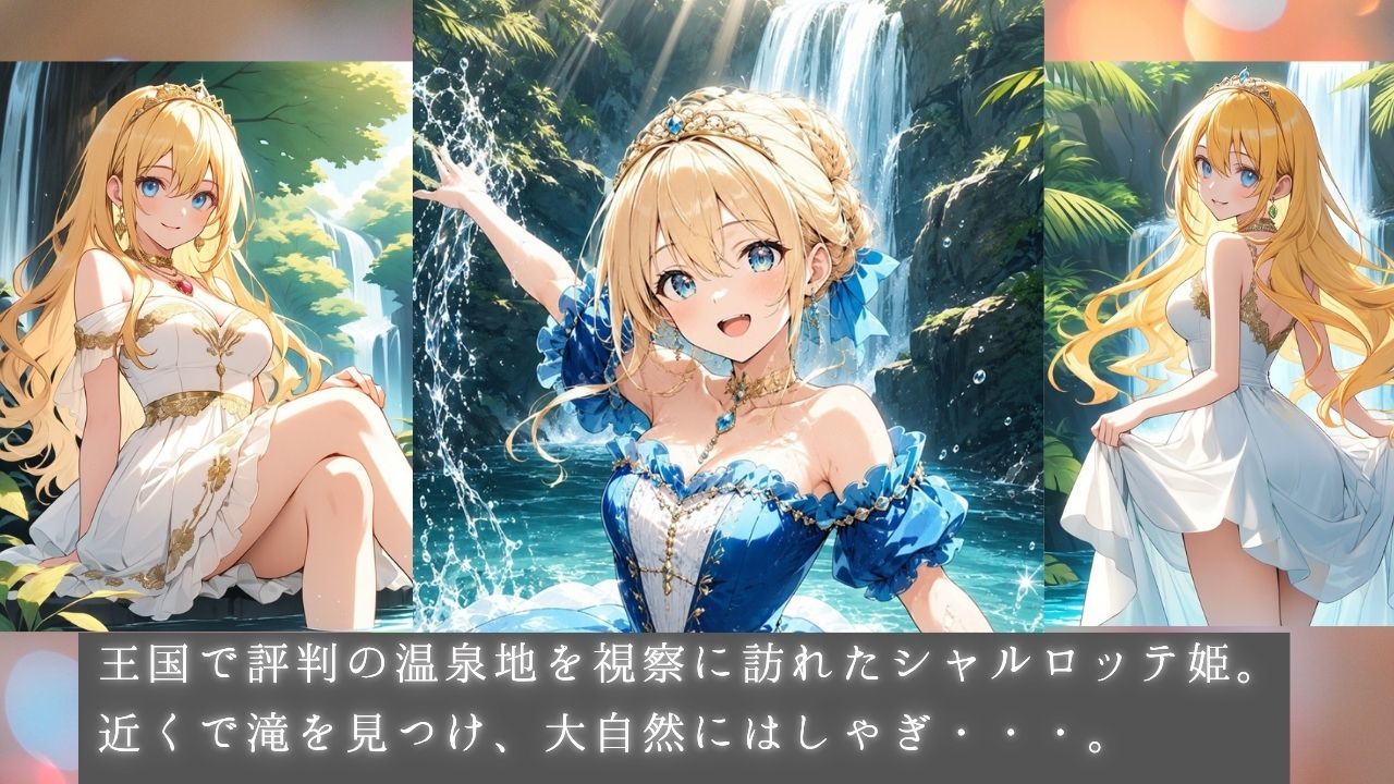 着エロ温泉交尾 清純プリンセス6 〜滝壺で濡れて、温泉でポロリ。 若女将の浴衣を脱がせちゃう夜〜 サンプル画像2