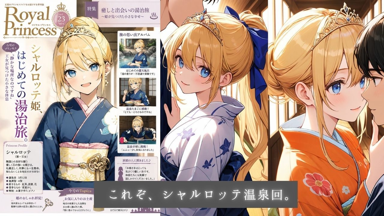 着エロ温泉交尾 清純プリンセス6 〜滝壺で濡れて、温泉でポロリ。 若女将の浴衣を脱がせちゃう夜〜 サンプル画像7