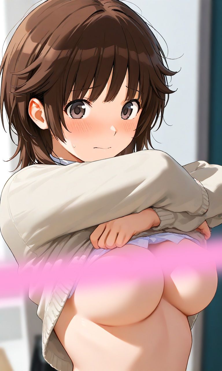 着替え中の梨穂子ちゃんにハプニング サンプル画像3