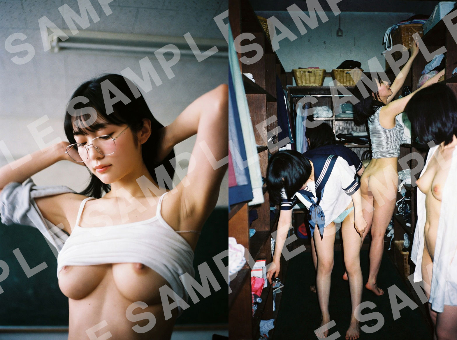 着替え盗撮〜AIでしか覗けない、好奇心と背徳感の世界〜 サンプル画像4