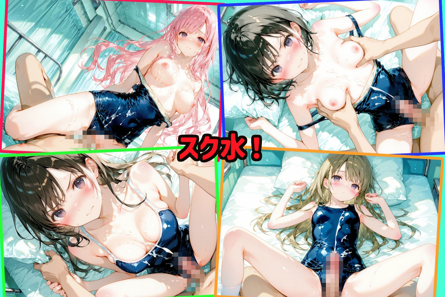 着衣H、ぶっかけイラスト集 サンプル画像8