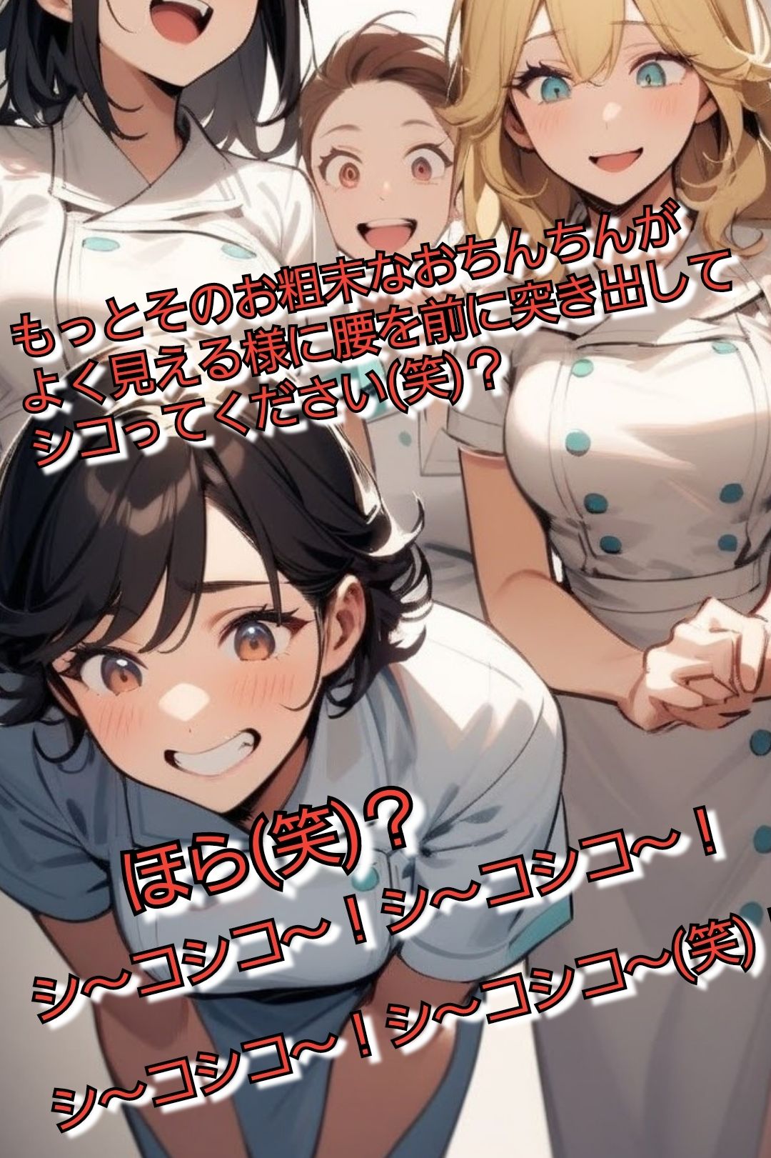 短小包茎マゾ向けCFNMギャラリー 君のオナニー見てあげる 【美人女医＆看護師編】 サンプル画像7