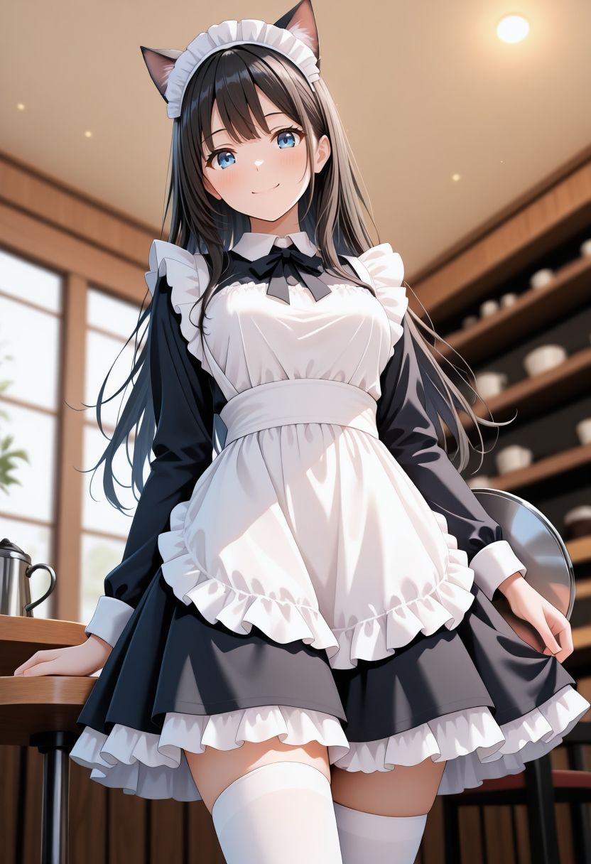 社会人コスプレイヤーの秘密ラブホ撮影会 猫耳メイド編 サンプル画像1