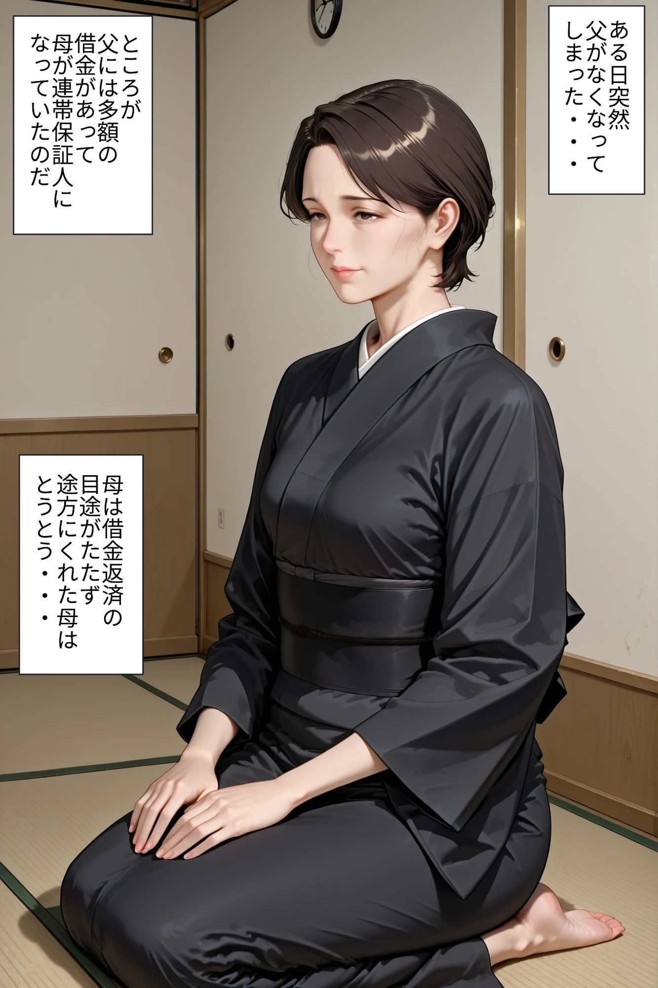 社長夫人の母がAV落ち？〜巨根黒人軍団の無限輪●〜 サンプル画像2