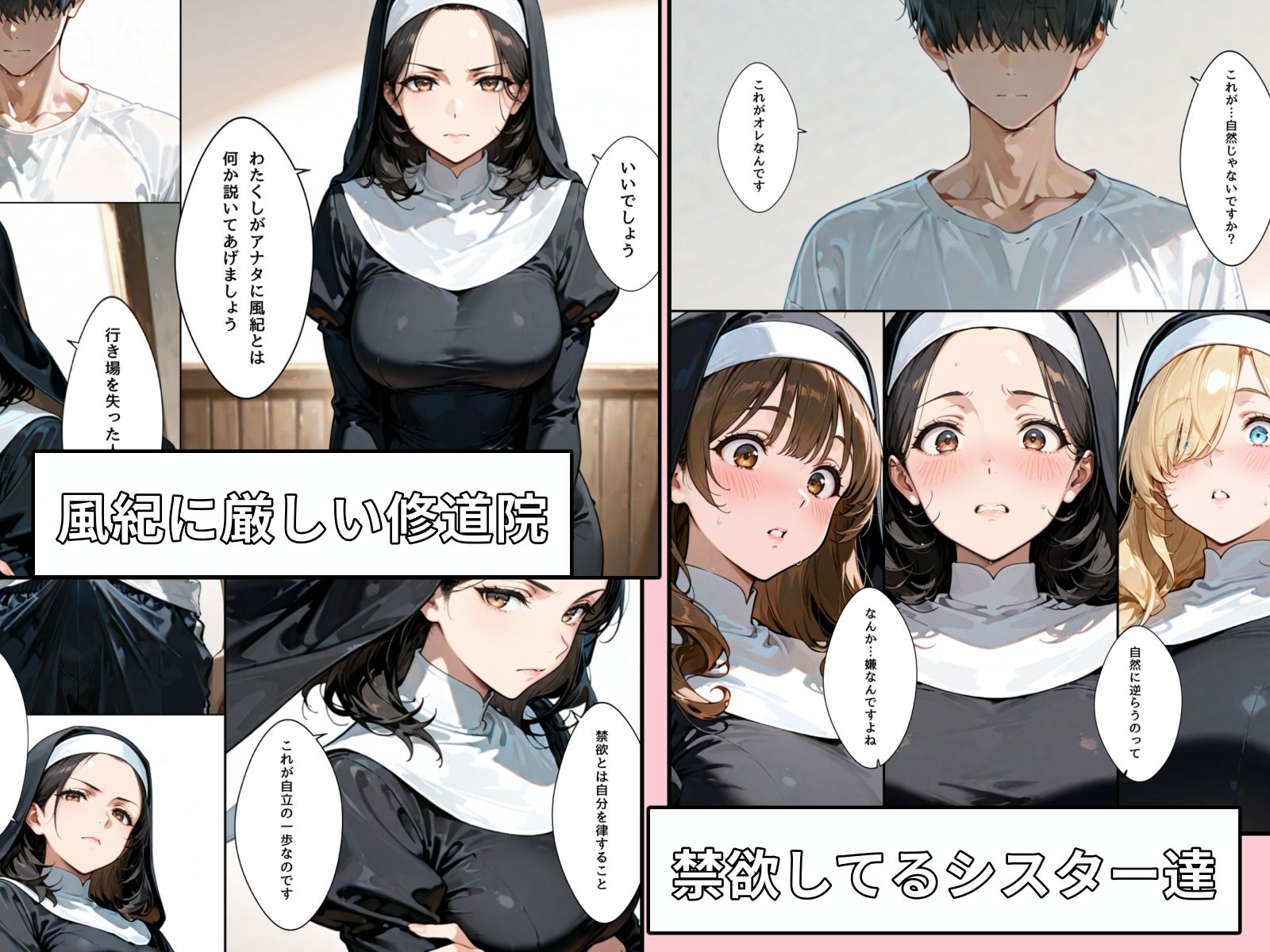 禁欲聖女たちは堕落なんてしない サンプル画像3