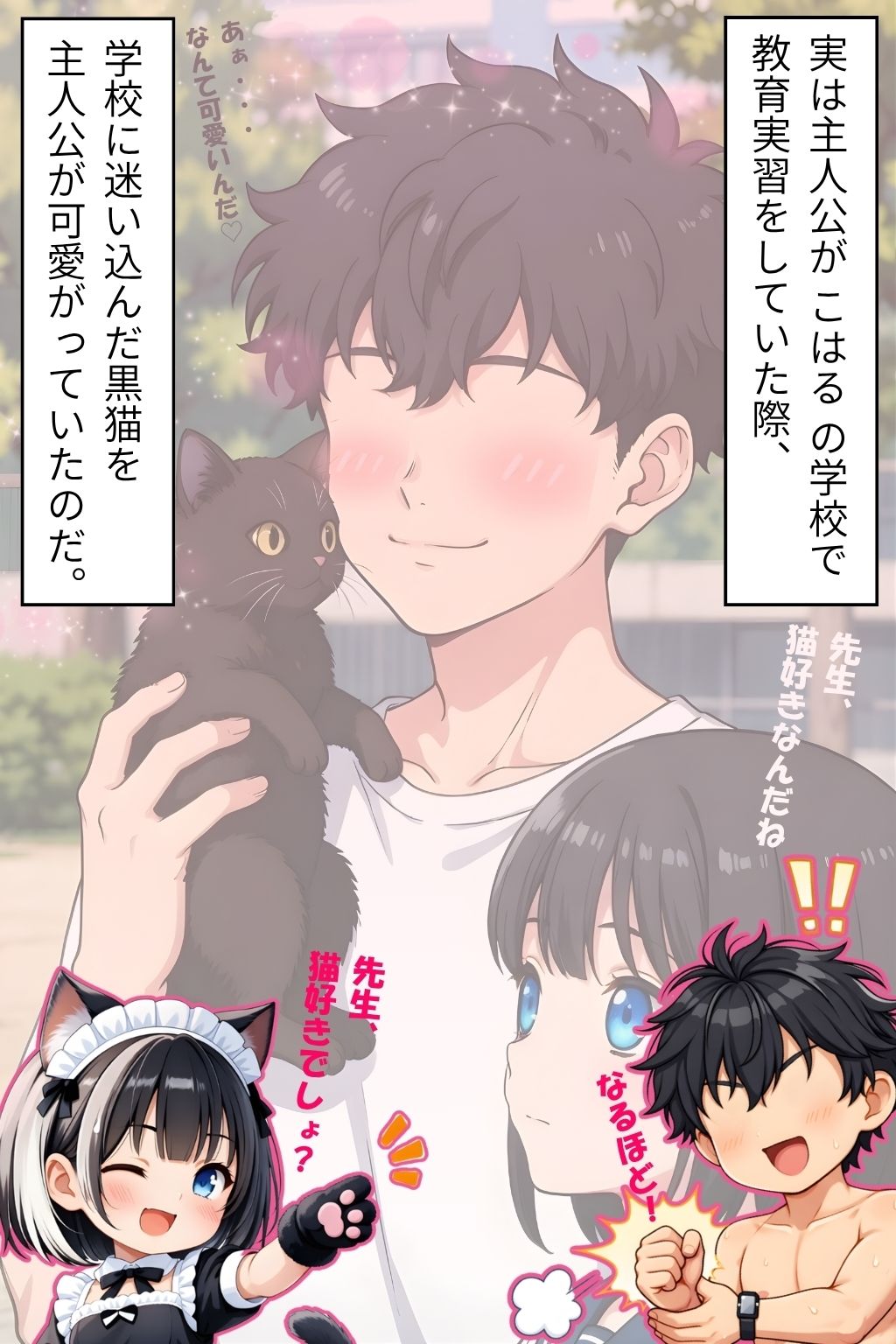 私のはじめて、先生にあげるね（はーと）番外編 〜 猫好き先生を朝から誘惑！元教え子の猫耳メイドがにゃんにゃんご奉仕 〜 サンプル画像4