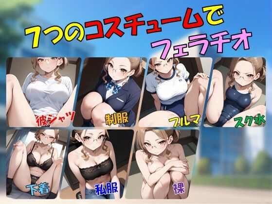 私立吹痴学園性活日記 -茶髪ギャルちゃん フェラチオ編- サンプル画像1