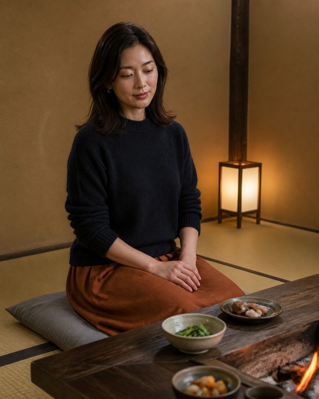 秋の古民家宿で、真琴と。 サンプル画像6