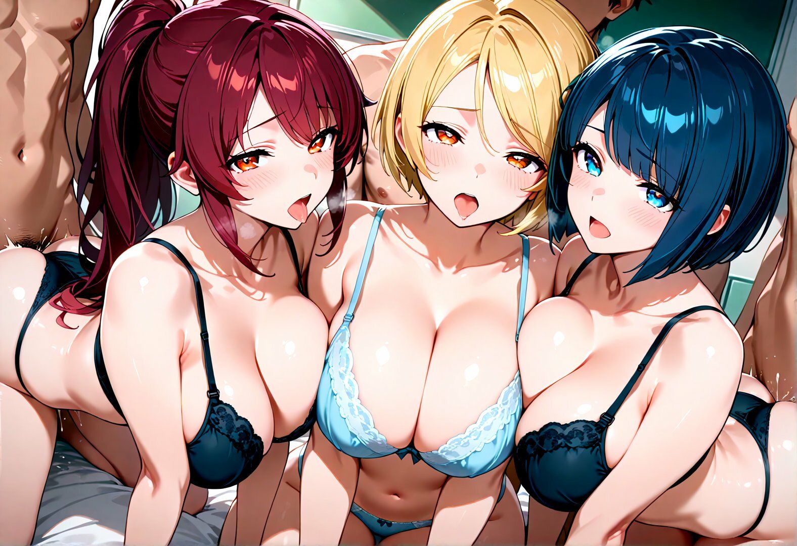 科学部の実験体になった俺は、三人の巨乳JKを蹂躙する サンプル画像8