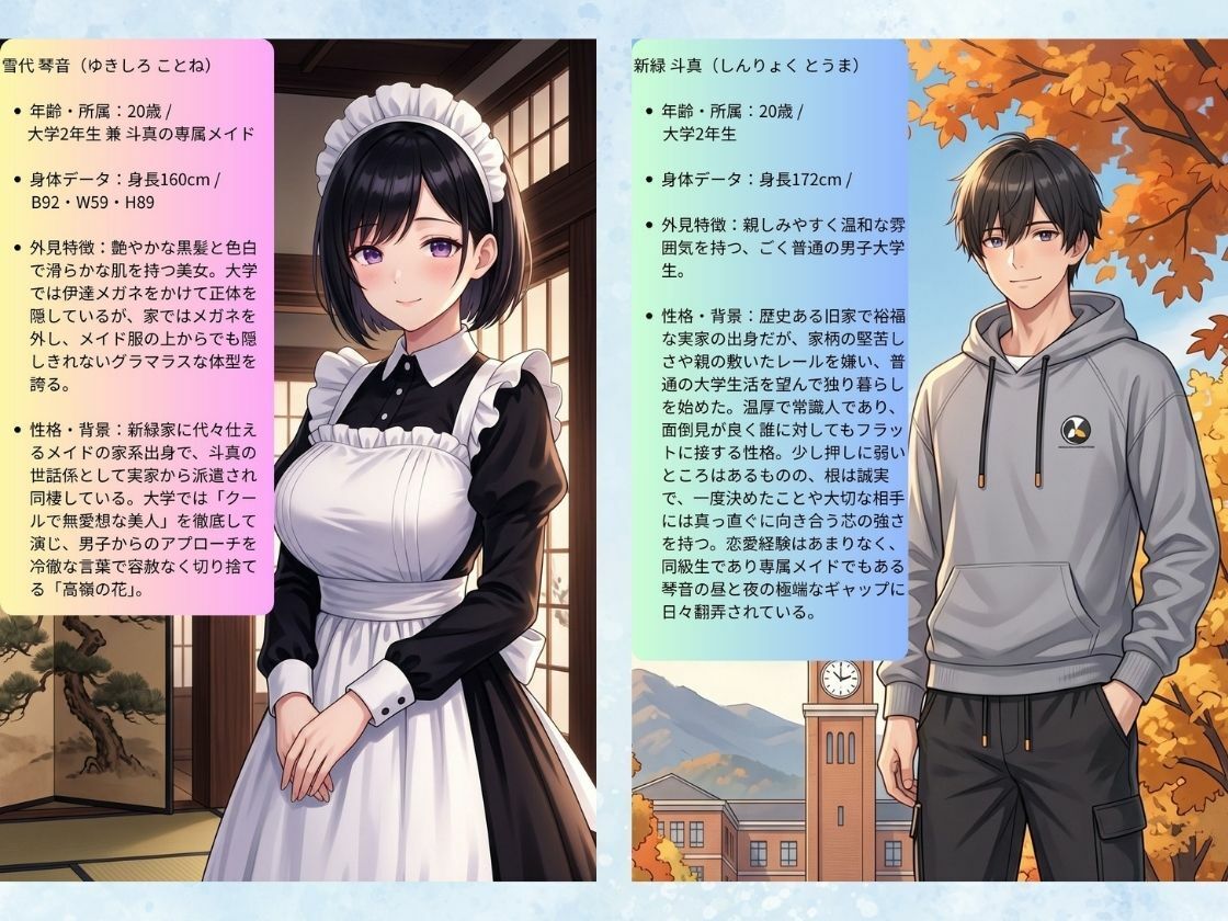 秘密のルームシェア 〜昼はクールな同級生、夜は俺だけの発情巨乳メイドとイチャラブした話〜 サンプル画像2