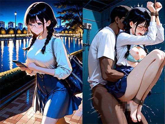 移民に〇拐された女子学生の末路 サンプル画像3