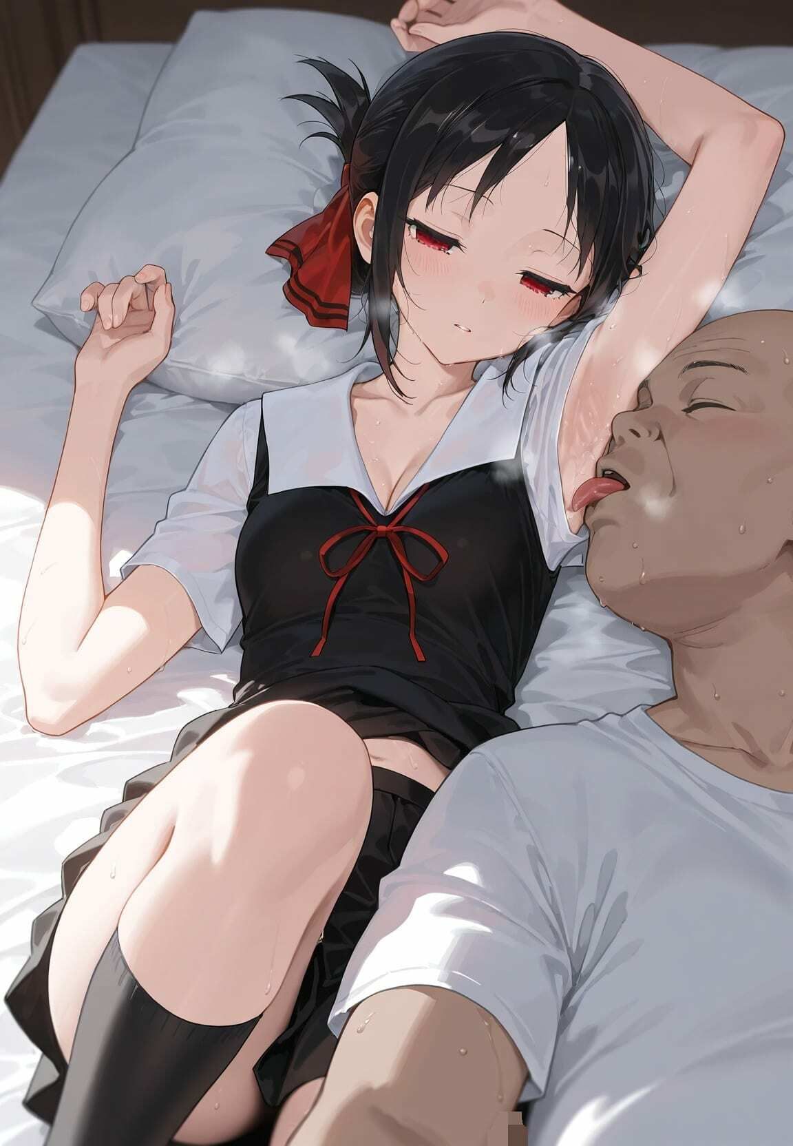 種付けおじさんに監禁された清楚系少女が媚薬レ●プで「毎日種付けされて幸せ（はーと）」ってニコニコ報告 か〇や様は告らせたい サンプル画像6