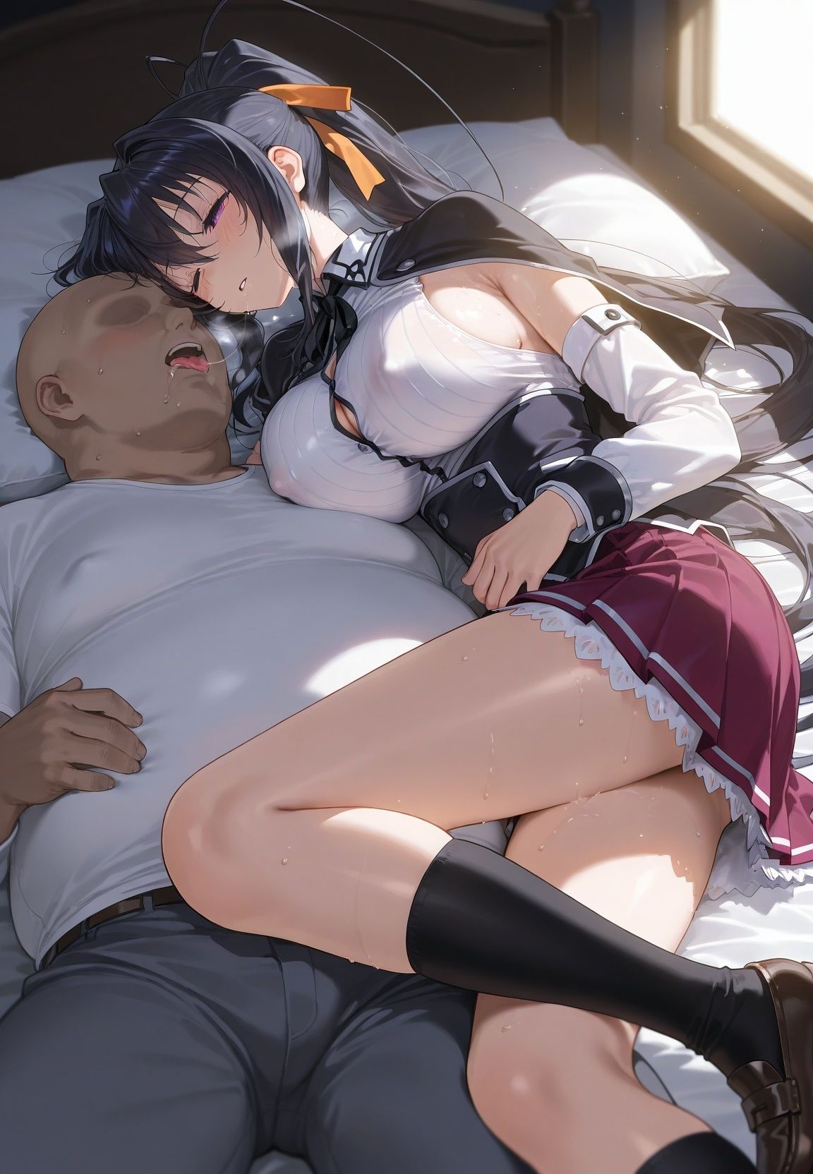 種付けおじさんに監禁された清楚系少女が媚薬レ●プで「毎日種付けされて幸せ（はーと）」ってニコニコ報告 ハ〇スクールD×D サンプル画像7