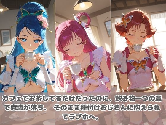 種付けおじさんに眠らされて拉致されたら、媚薬で毎日中出し調教www プ〇キュア02 サンプル画像1