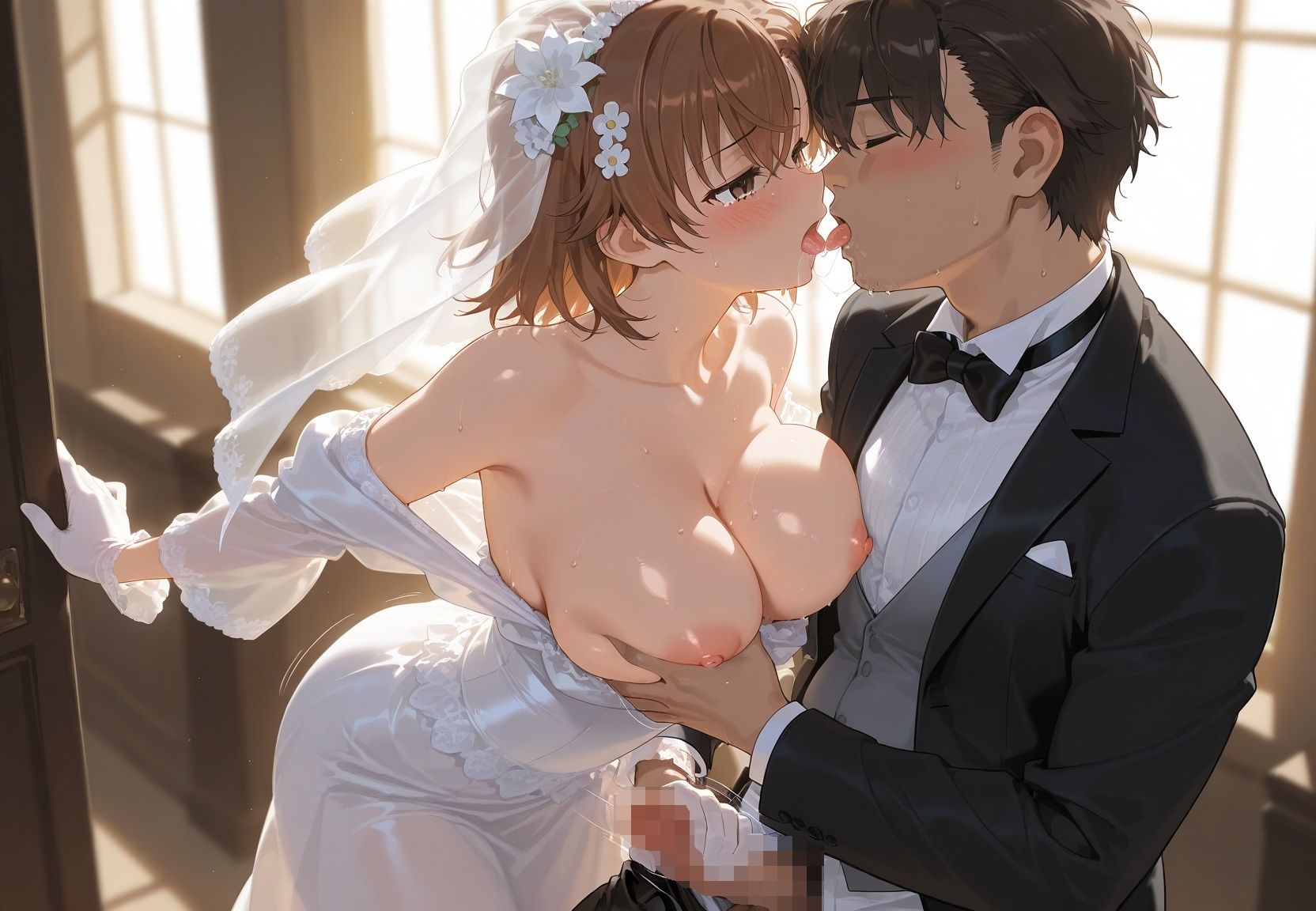 種付けおじさんの着せ替えドール と〇る科学の超電磁砲 サンプル画像1