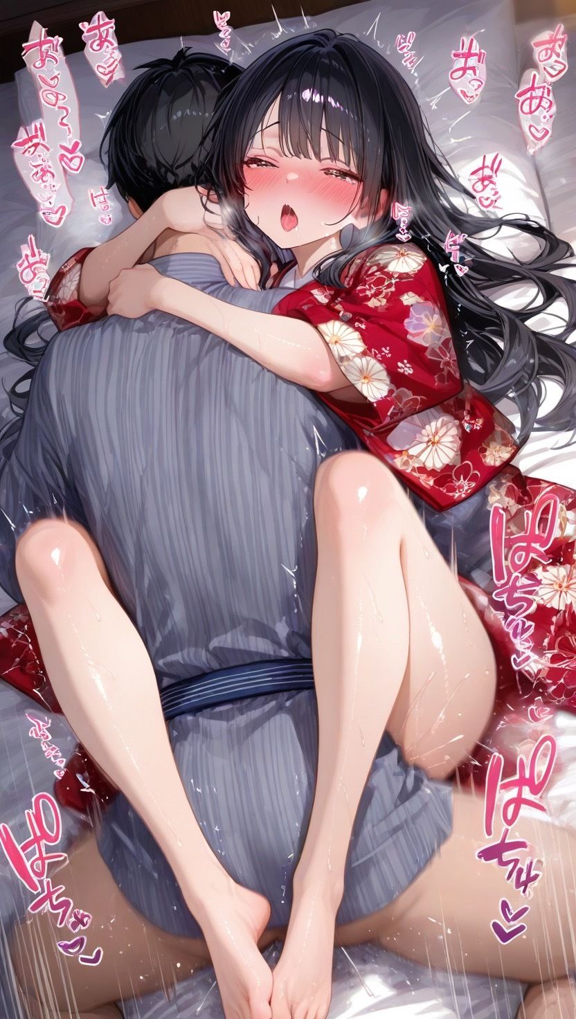 穂花ちゃんHイラスト集vol.2【浴衣.ナース.バニーH編】 サンプル画像3