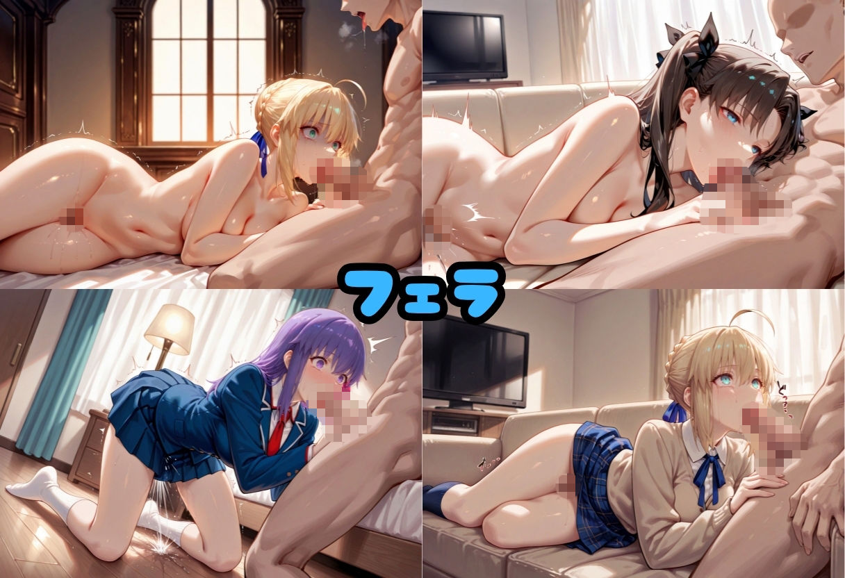 穴モテ風紀委員―制服に秘めた禁断の務め  Fate stay night編 サンプル画像4