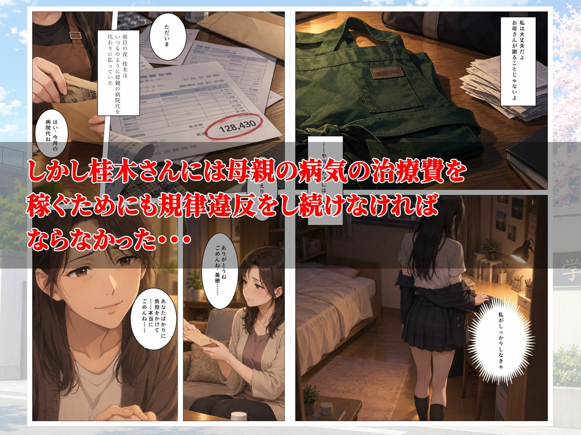 童貞のボクが大好きな優等生ヒロインを目の前で校長に弱みを握られNTRされた話〜桂木 美穂編 サンプル画像4