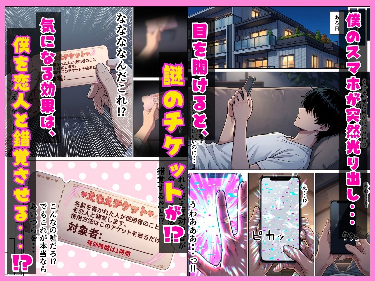童貞陰キャの僕がえちえチケットを使ってギャルハーレムでヤリ放題しちゃいました サンプル画像1