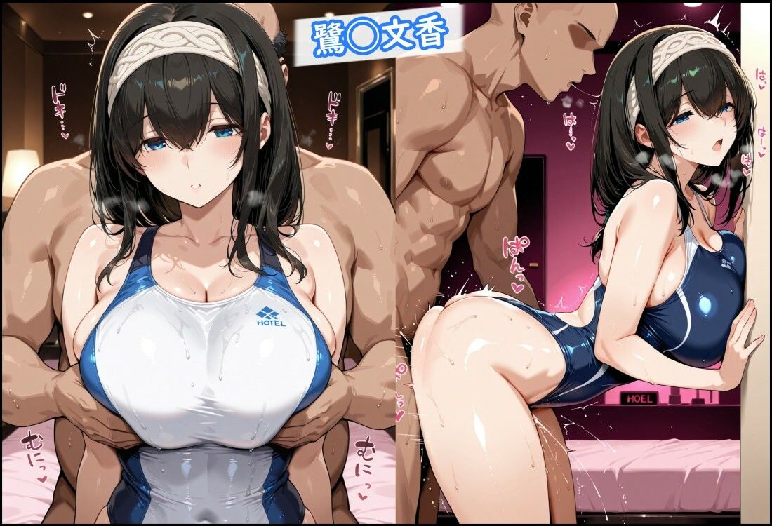 競泳水着のシンデレラアイドル3人、種付けおじさんに堕ちる サンプル画像3