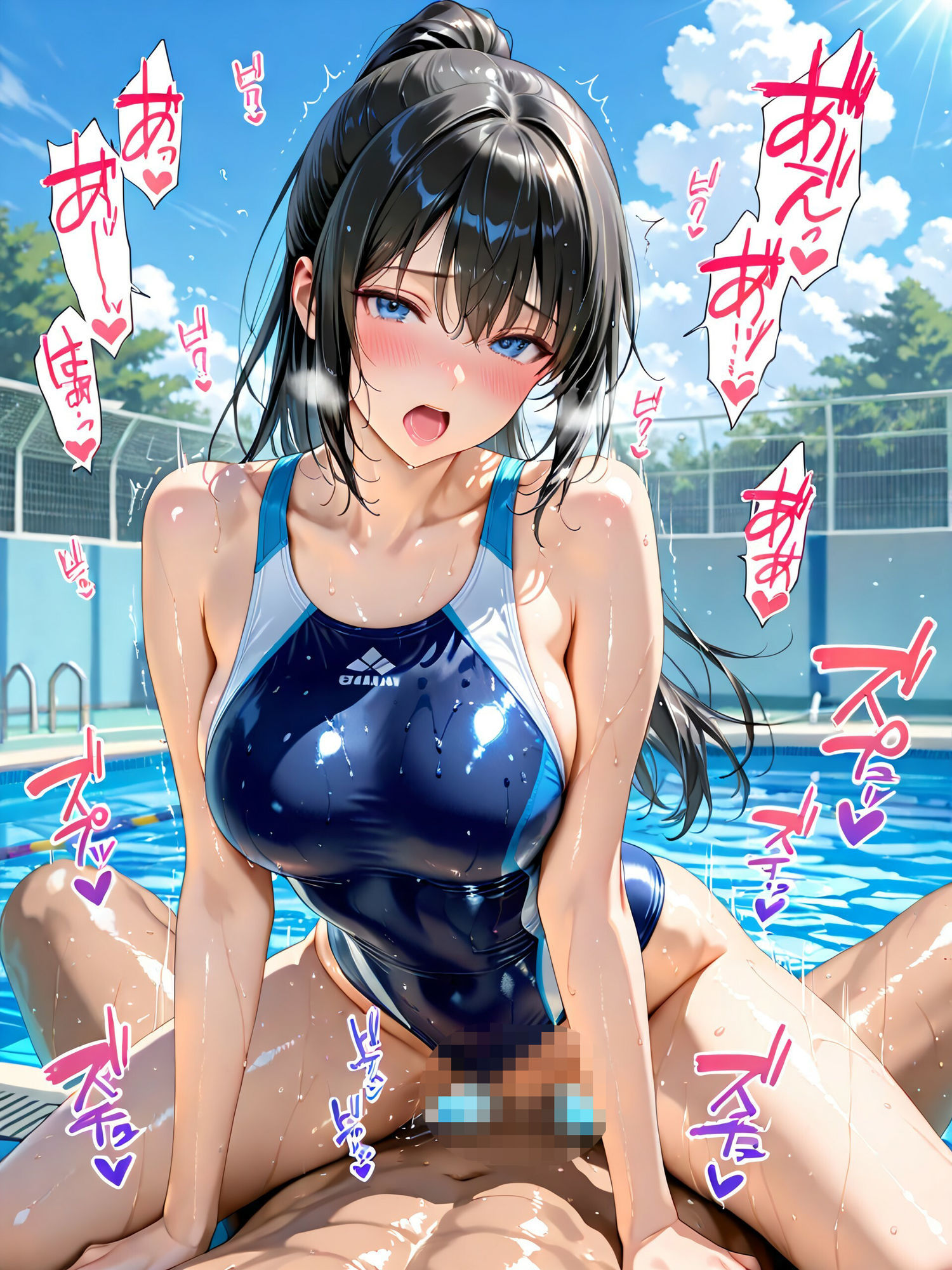競泳水着の美女4 サンプル画像10