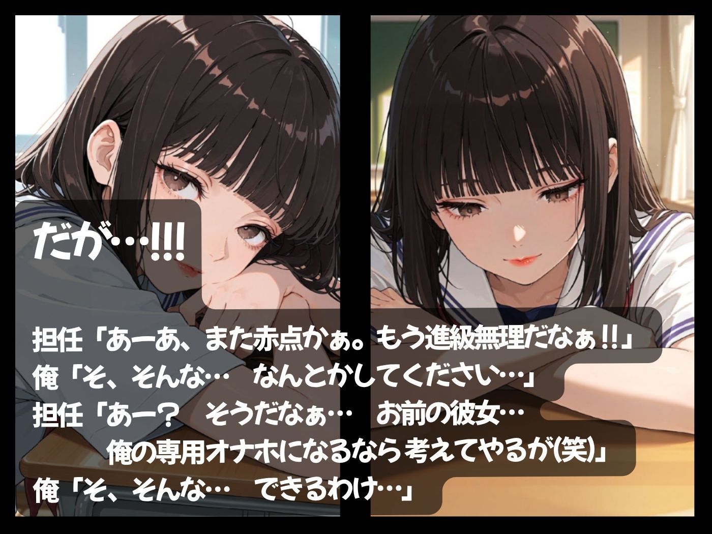 箱入りセレブな俺の彼女が担任教師のオナホになった件 サンプル画像4