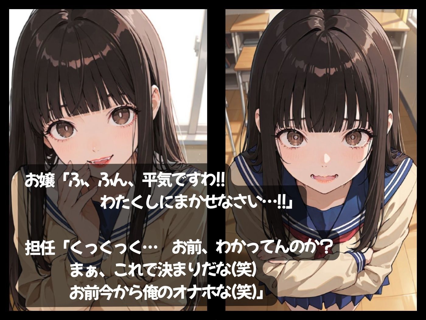 箱入りセレブな俺の彼女が担任教師のオナホになった件 サンプル画像5