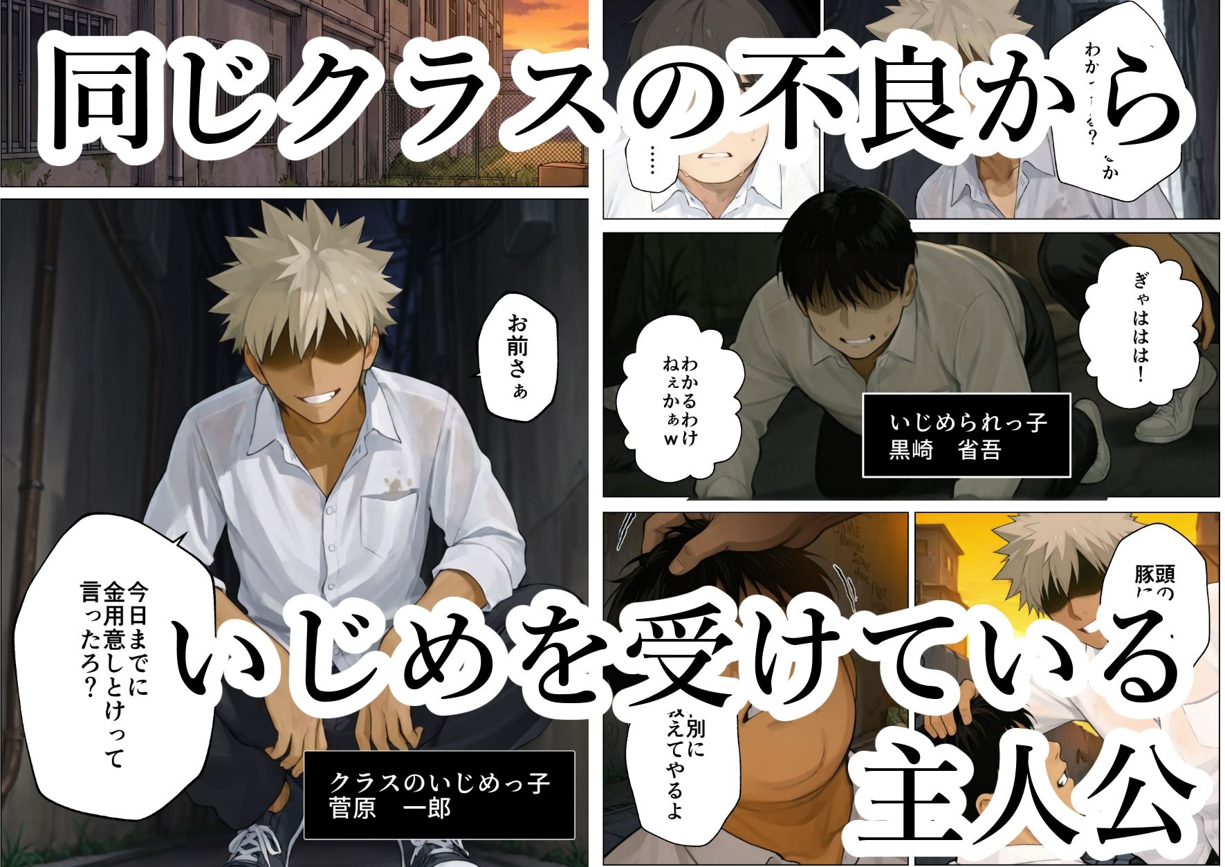 簒奪-いじめられっ子の僕が、いじめっ子の彼女寝とって復讐した話- サンプル画像1