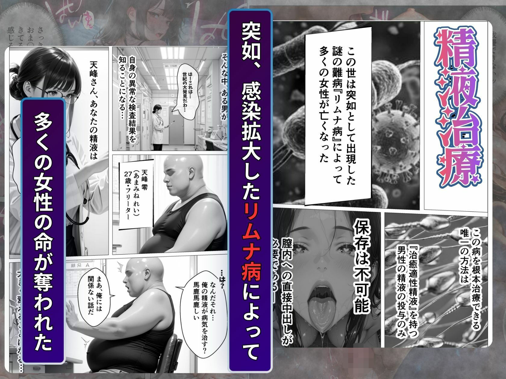 精液治療〜治療と称して放尿アクメするまで母娘を犯してみた〜 サンプル画像1