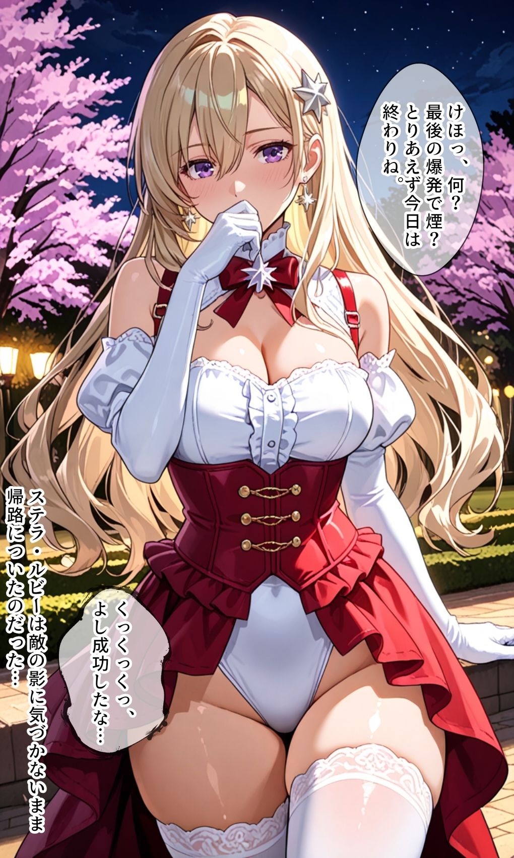 紅星の聖女  ステラ・ルビー〜催淫魔力に弄ばれる身体と心〜 サンプル画像4