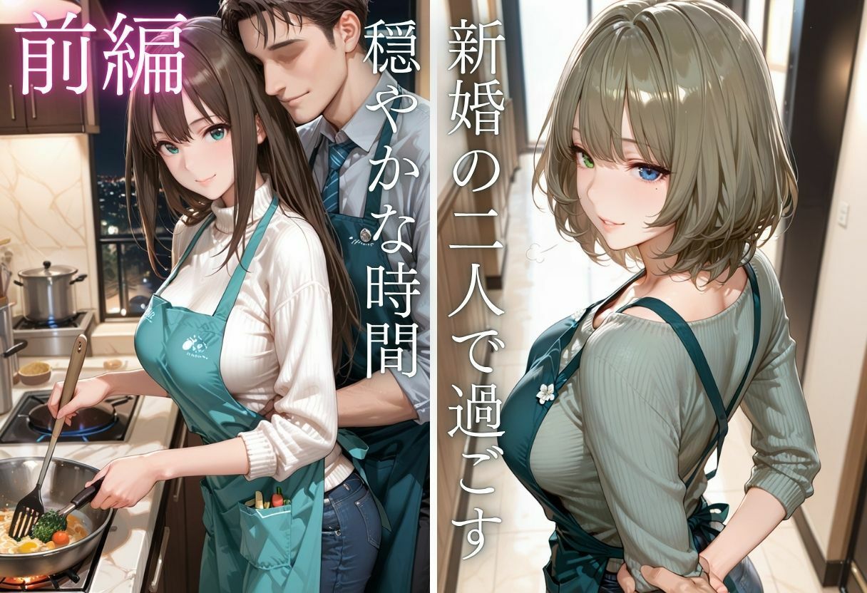 純愛新婚の果てに…裸エプロン妻の隣人NTRでハート目にVol.1 サンプル画像4