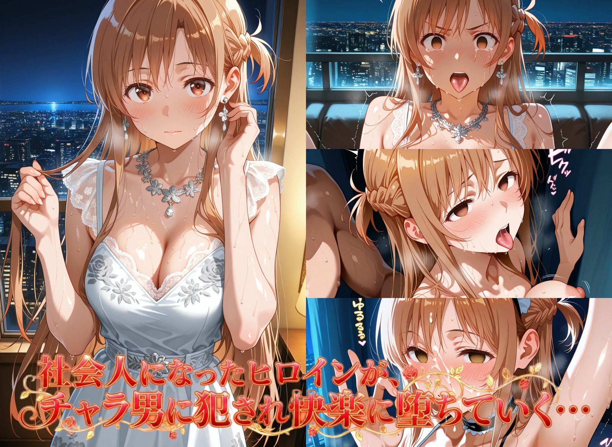 純粋だった彼女の変わり果てた姿  結城明〇奈編 サンプル画像2