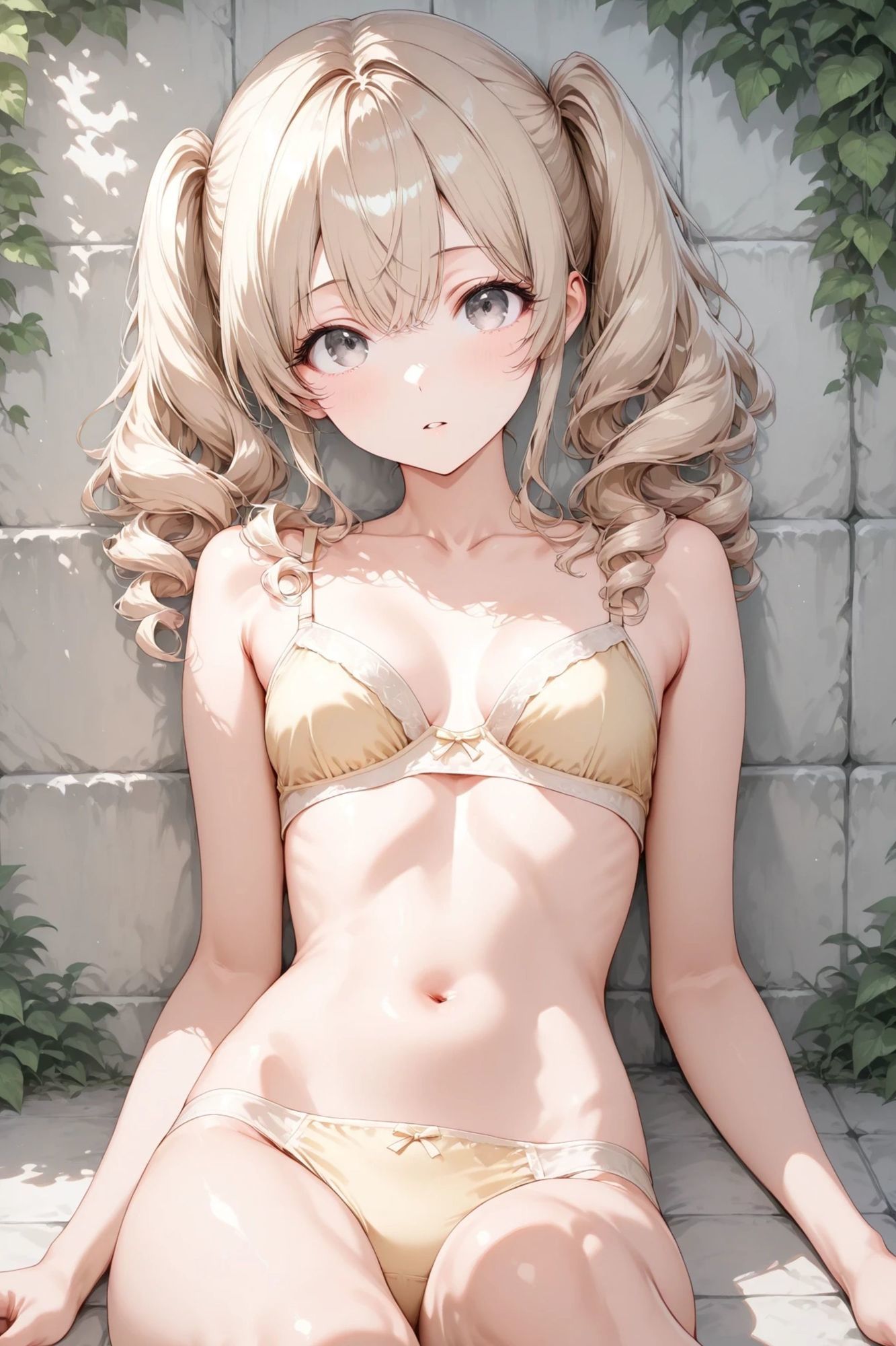 紬 – 白い壁 – 【ヌード集】 サンプル画像5