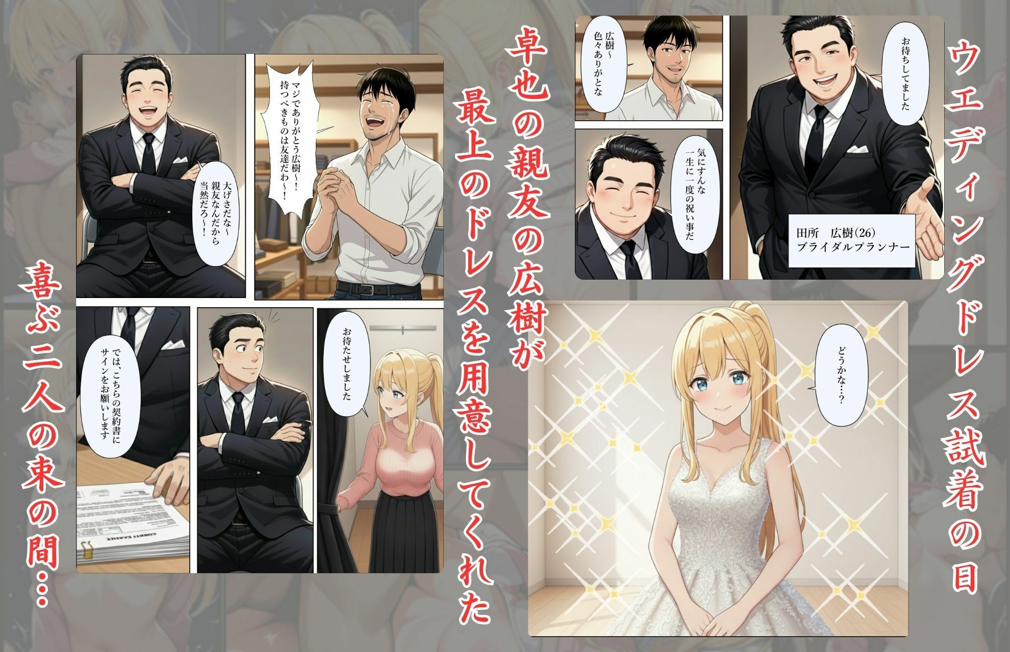 結婚式前夜に… サンプル画像5