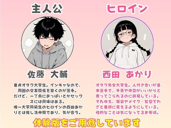 結局セックスしないと脱出できない部屋:童顔オタク仲間のすっぴんと120点ボディに負けて中出しまでいった話 サンプル画像1