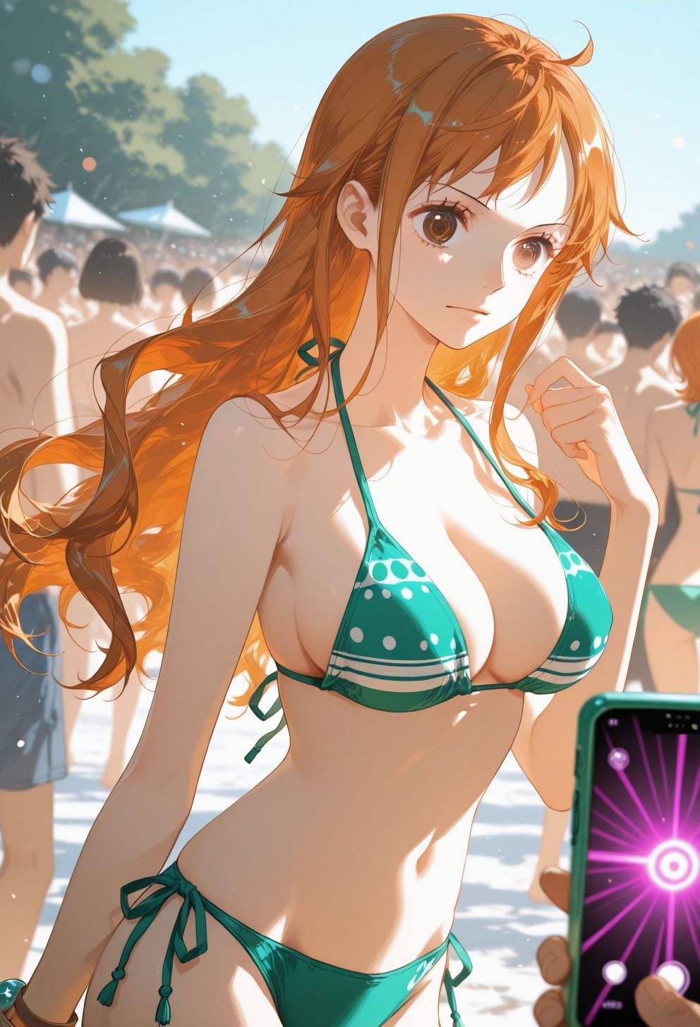 絶世の美女、快楽に屈する  :抗えない夏の支配   ◯ミ サンプル画像1