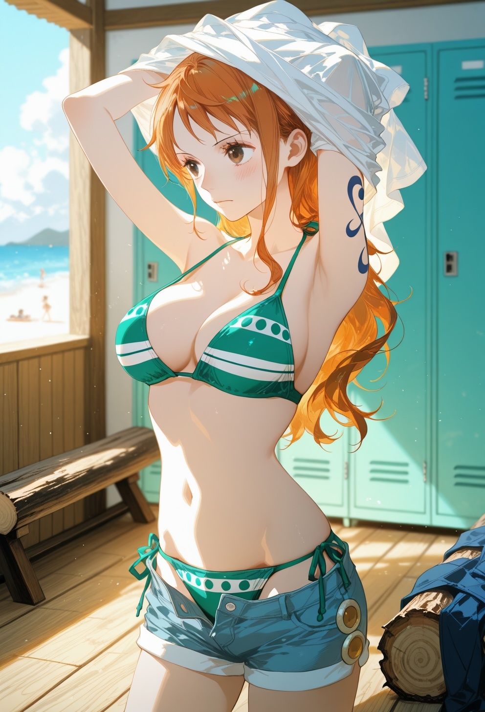 絶世の美女、快楽に屈する  :抗えない夏の支配   ◯ミ サンプル画像5