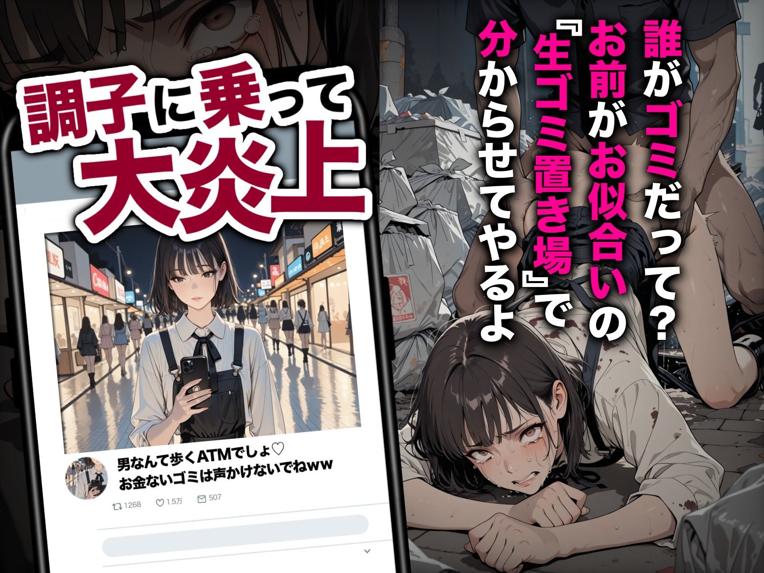 絶望姦4 〜底辺を見下す美人インフルエンサー達の承認欲求クラッシュ〜 サンプル画像3