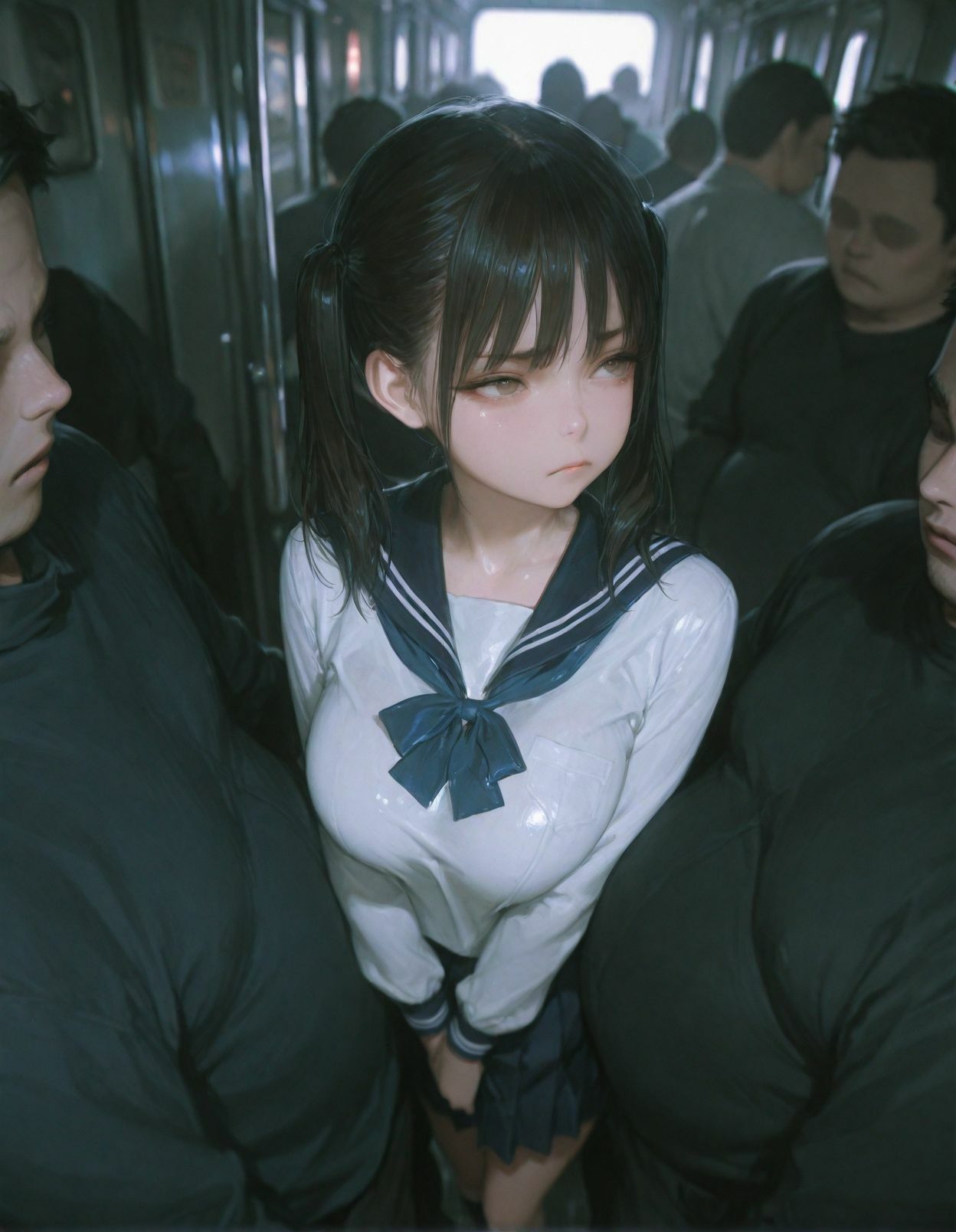 絶望少女7 -満員電車の中で・・・- サンプル画像1