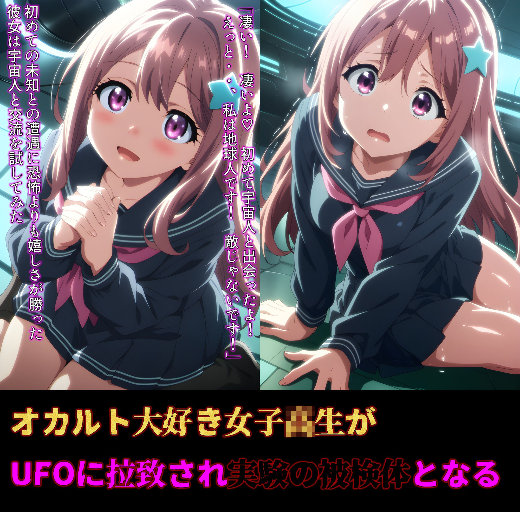 絶頂地獄のUFO拉致事件 –人体実験でエイリアンの苗床となる女子校生– サンプル画像1