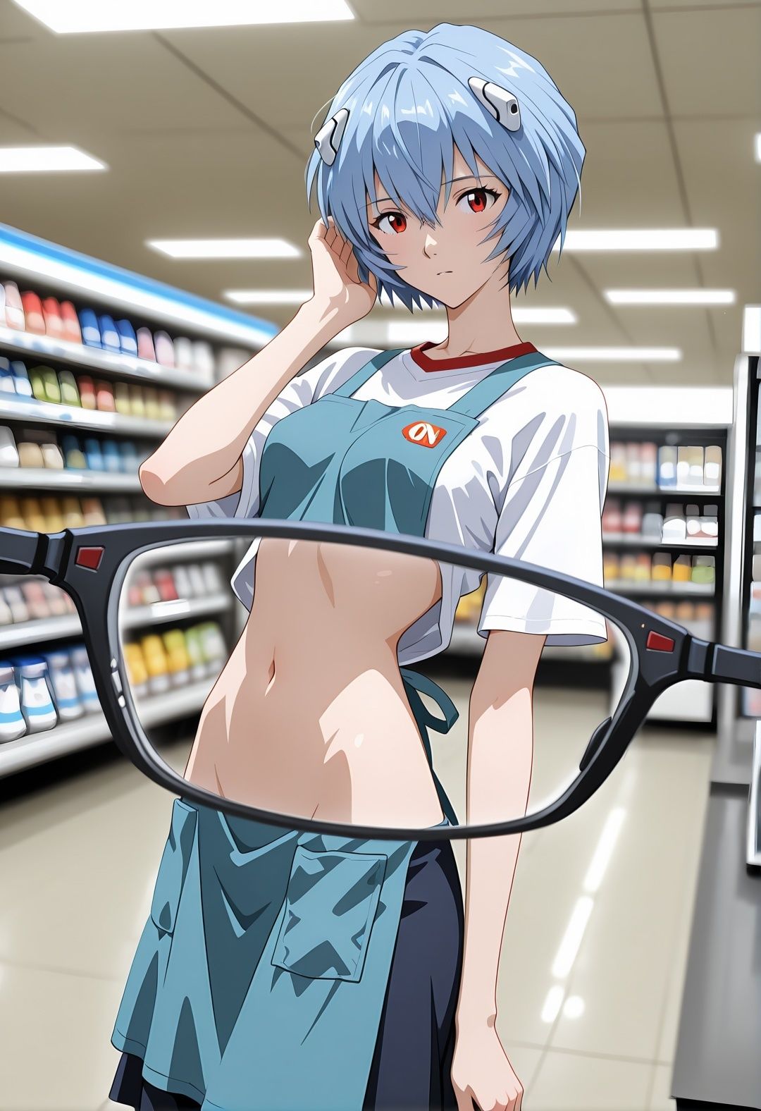 綾〇レ〇 コンビニ店員が客に犯●れ中出しされまくる3DCG エ〇ァパロディ 公開セックス 便所調教 サンプル画像3