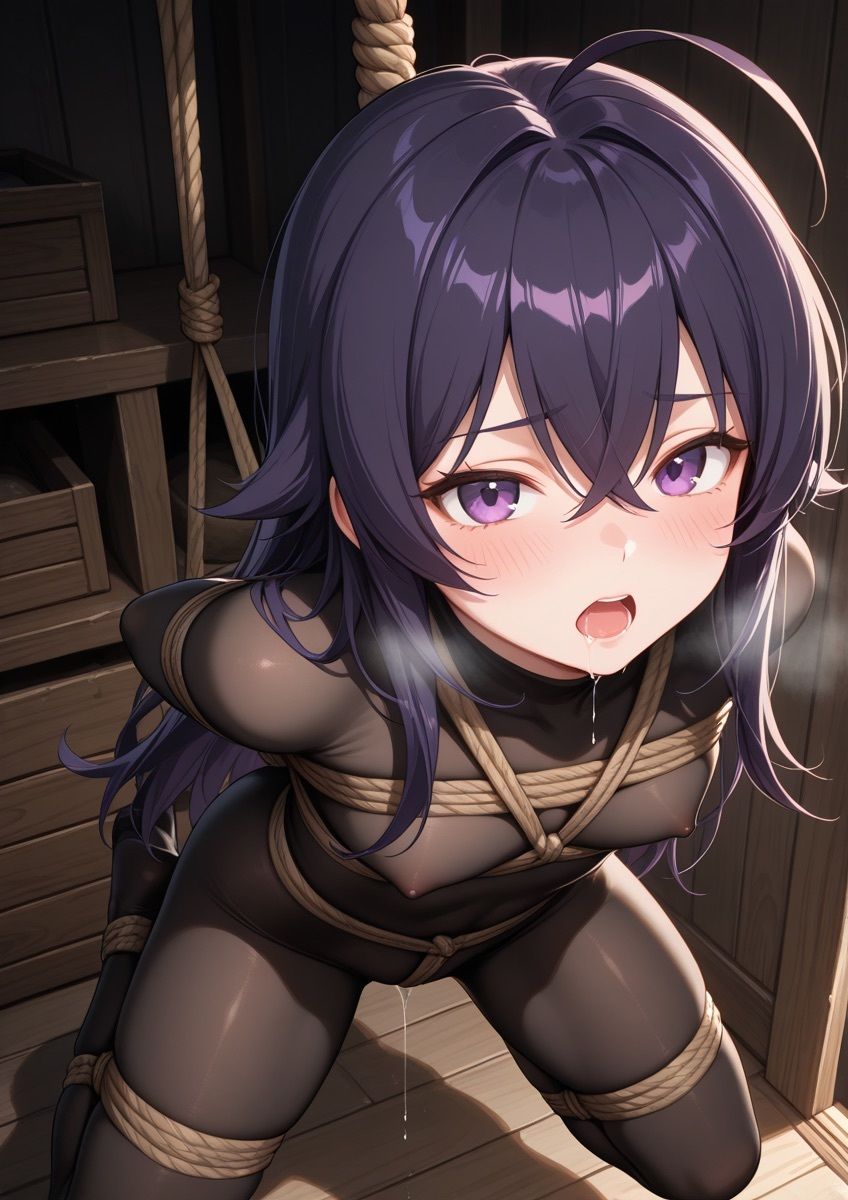 緊縛されてる女の子が身動きできずに吊るされてるやつ 1 サンプル画像2