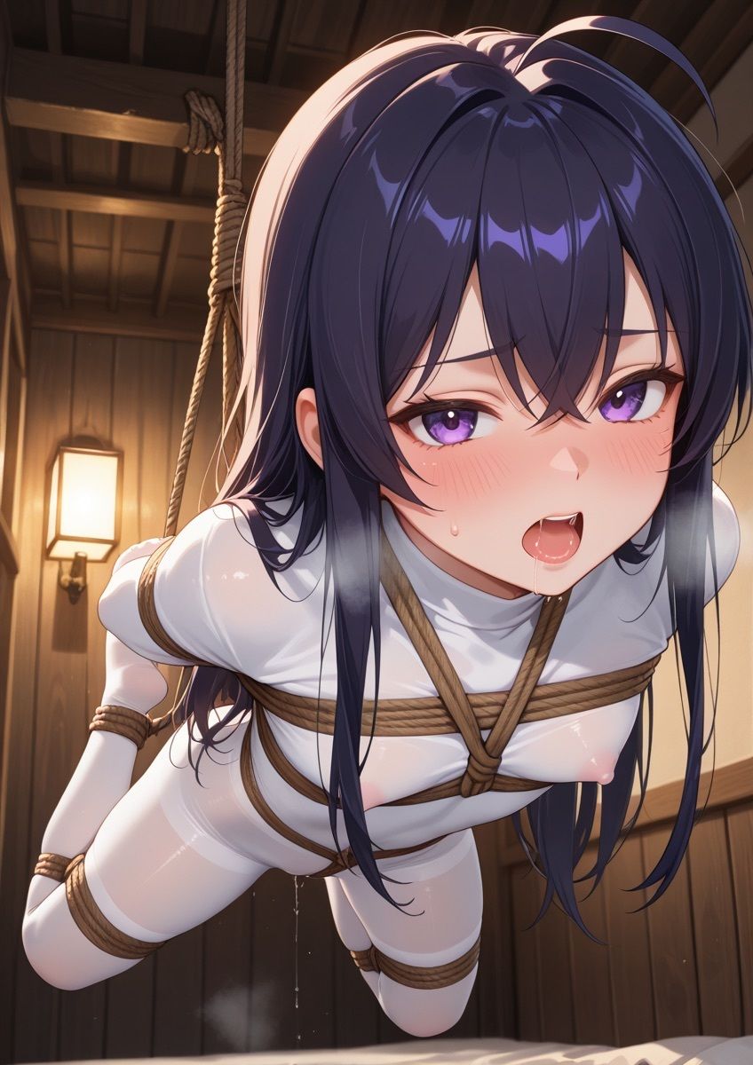 緊縛されてる女の子が身動きできずに吊るされてるやつ 1 サンプル画像6