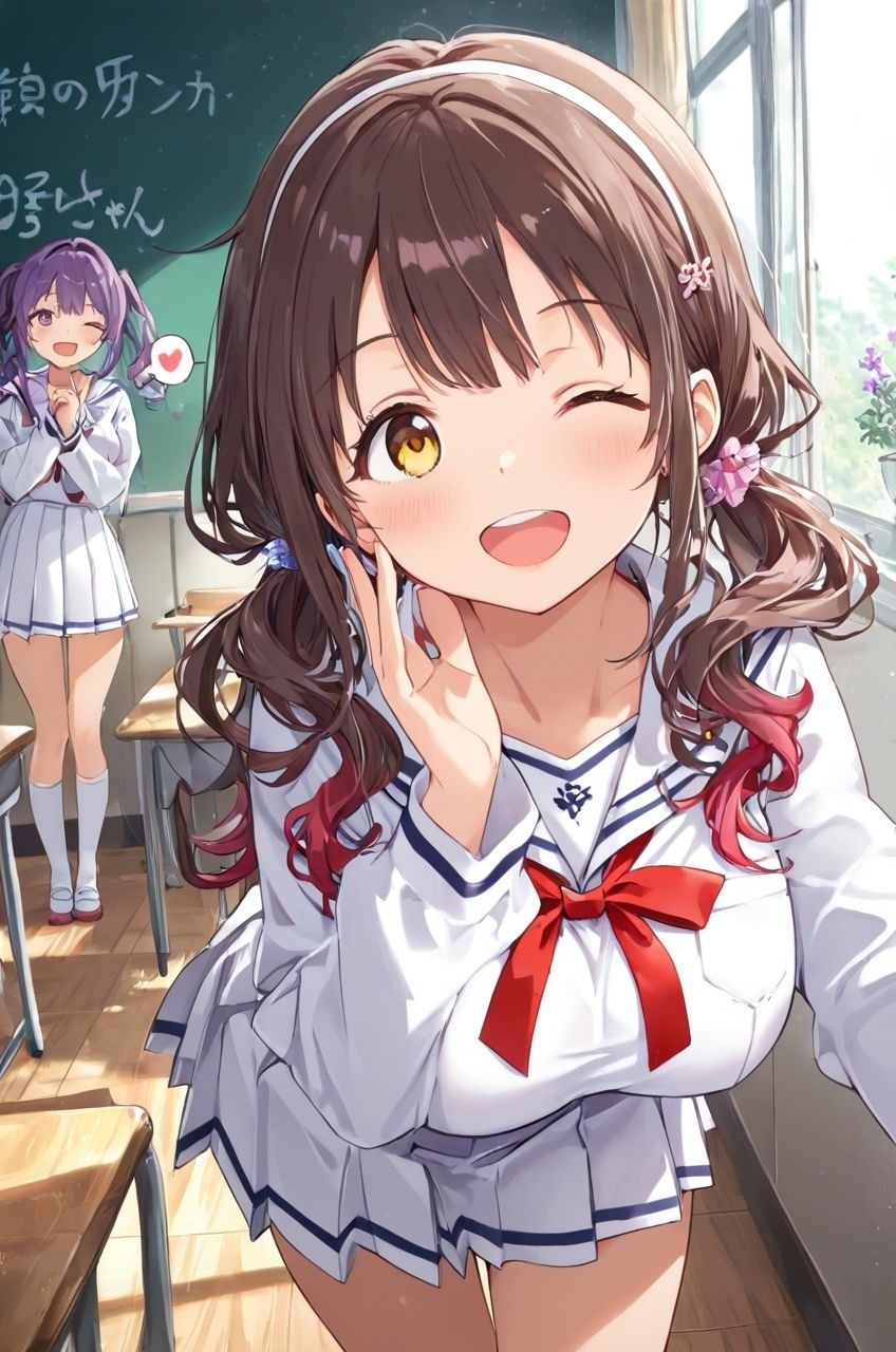 総集編 1どこでもセックスするのが当たり前になっちゃった世界 白セーラー服 ver サンプル画像2
