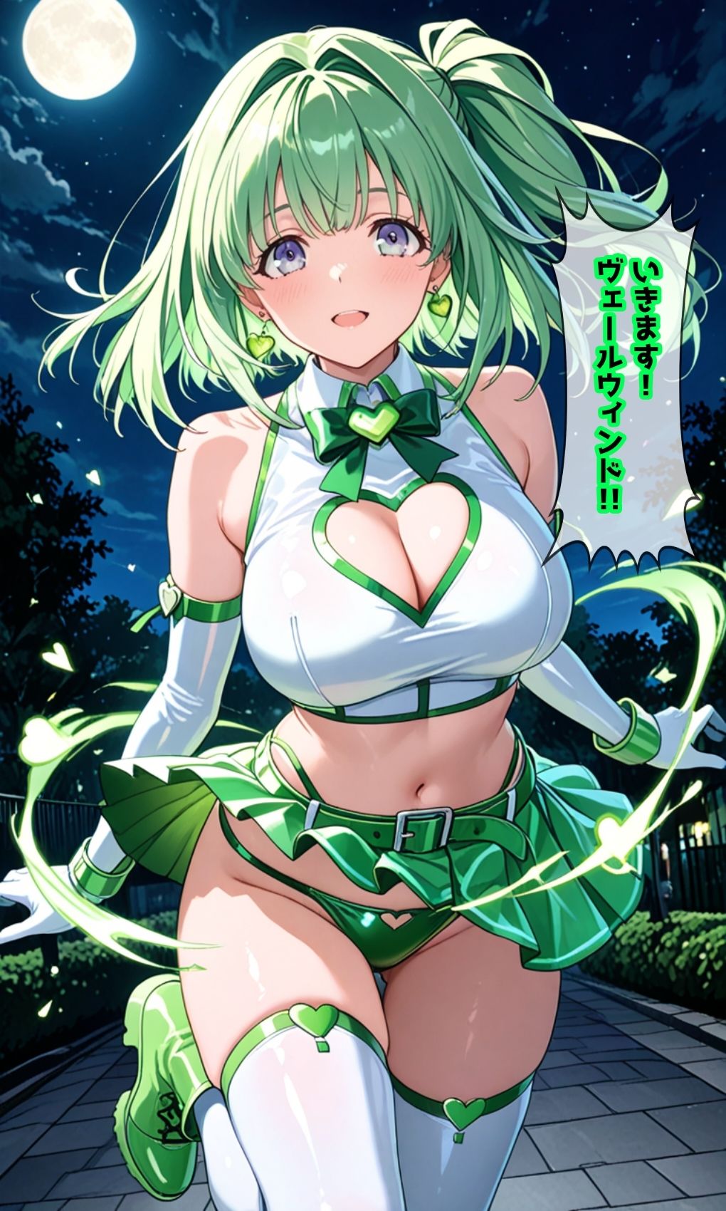 緑の戦士ライム・ヴェール 〜触◯怪魔タクティルの罠〜 サンプル画像2