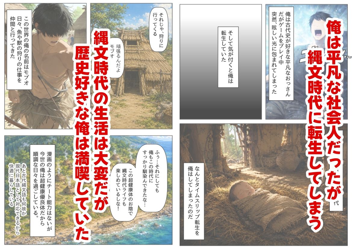 縄文時代に俺が転生したら、性風習が叡智すぎた件 サンプル画像1