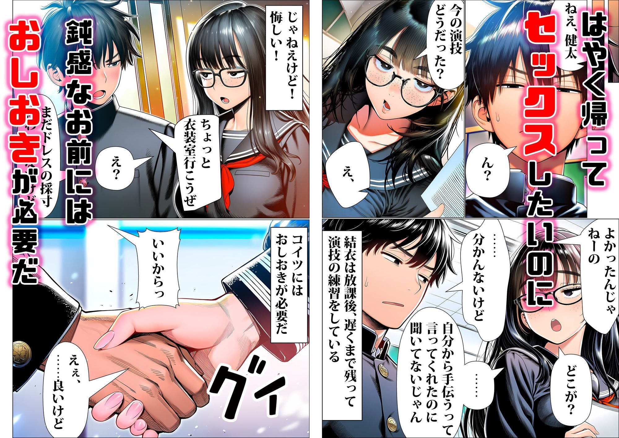 罰ゲームで地味ブスに嘘告白したら、孕ませちゃって結婚することになった2 サンプル画像2