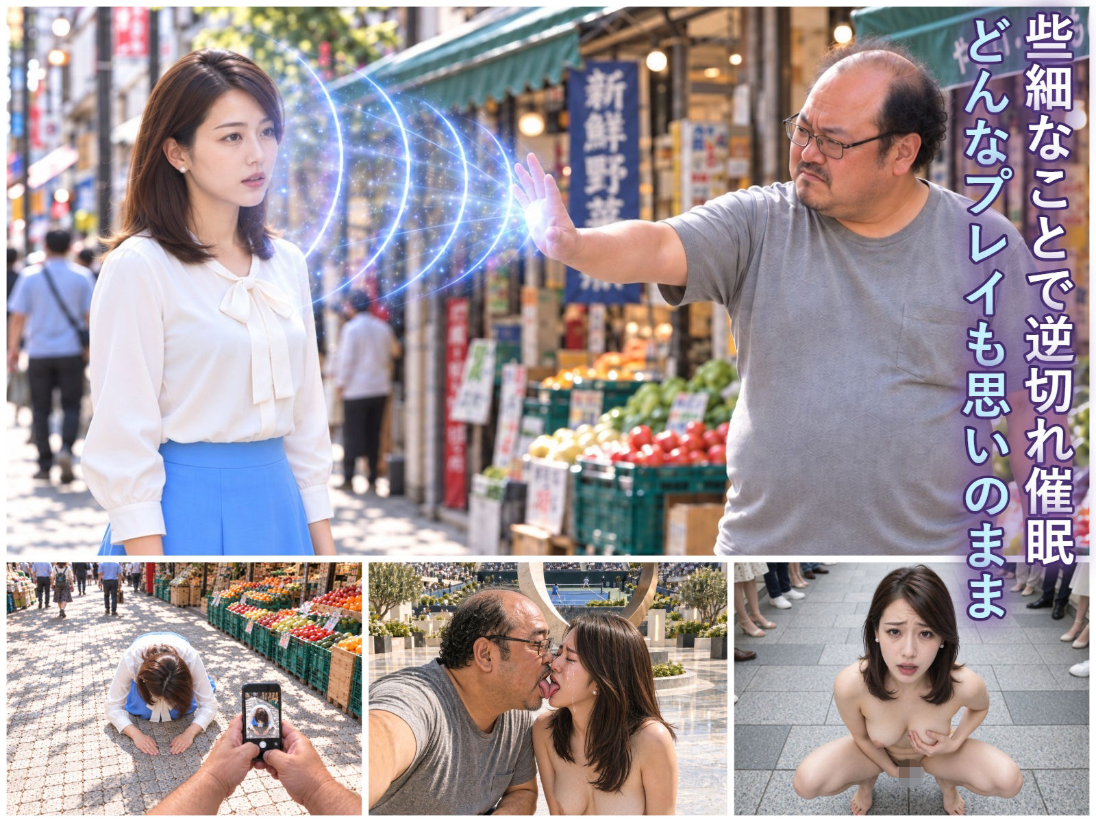美人アナウンサー妻・神崎彩名〜夫の試合が終わるまでに、逆ギレ催●男の「専用肉オナホ」にされた女子アナ妻〜 サンプル画像3