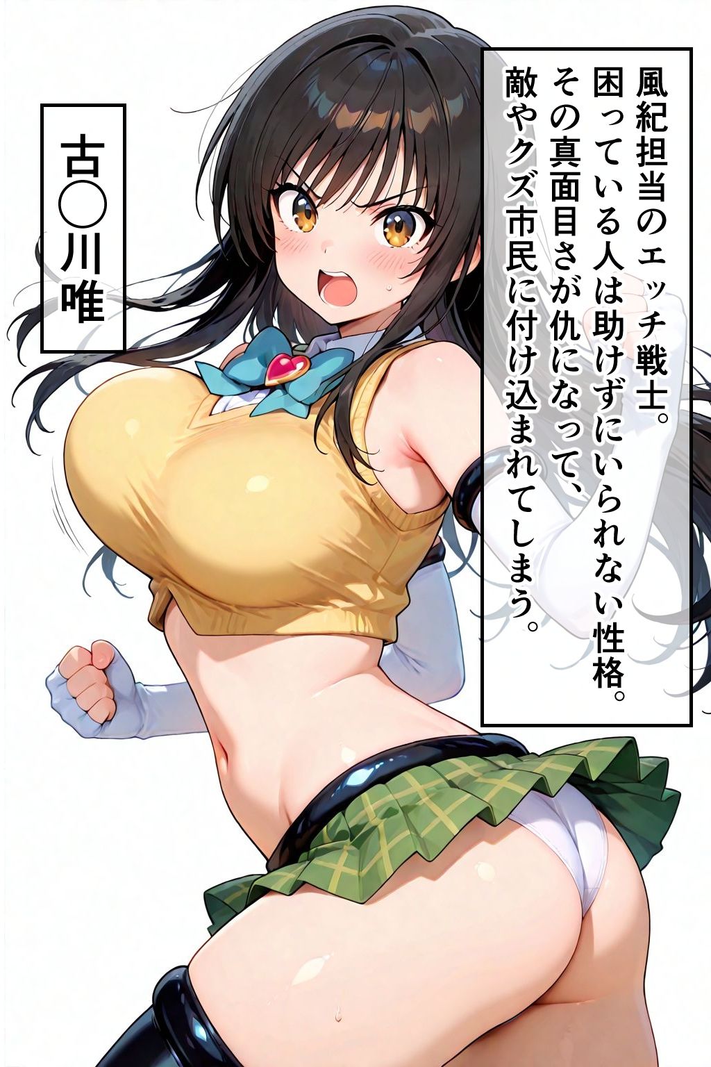 美少女エッチ戦士 古◯川唯 1  疑似セックス！？オジサンを射精させないと出られない部屋 サンプル画像2
